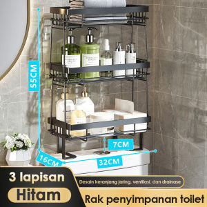 Bathroom Toilet Rack Storage Organizer Bathroom Shelf Toilet Rack Organizer Shelves Rack Ready Stock