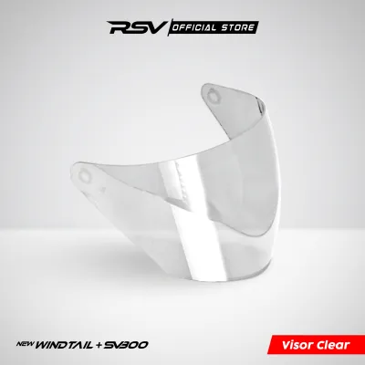 VISOR RSV SV300 & NEW WINDTAIL CLEAR/ DARKSMOKE / IRIDIUM SILVER / LIGHT SMOKE/BLUE/GREEN/RED