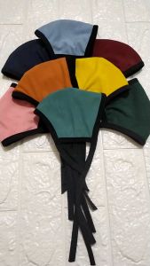 Masker Kain 2 Lapis bisa diisi tissue. bahan kaos premium