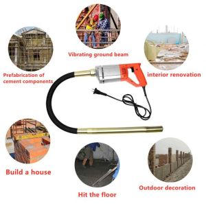 1.5 Meters 1250w Concrete Vibrator Power Tools Electric 220V 50HZ 4000r/min Soil Mix