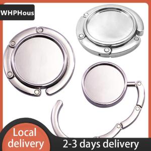 [COD] WHPHous Ship within 24 hours 1Pc Portable Folding Alloy Purse Handbag Bag Hanger Hook Holder Table Hook