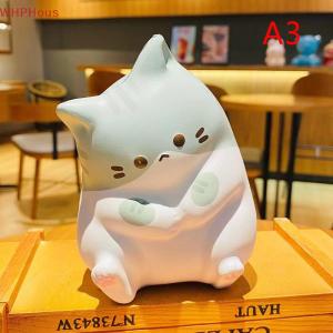 WHPHous New Cat Stress Relief Squishy Toy PU Slow Rising Squeeze Antistress Ball Cartoon Table Ornaments Squishy Stress Reliever Toys