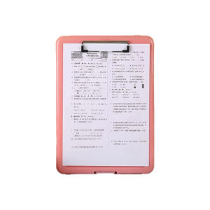 1PC Clip Board A4 Kapasitas penyimpanan kertas: 20-35 lembar Clipboard + Storage Alas Papan Ujian