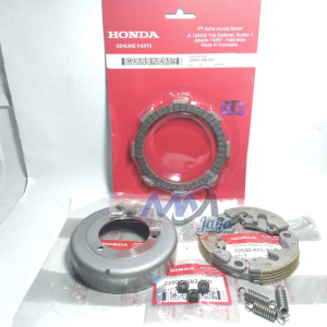 PAKET KOPLING HONDA REVO LAMA SUPRA FIT NEW REVO 100 LEGENDA FIT X LAMA PLAT KOPLING KAMPAS GANDA