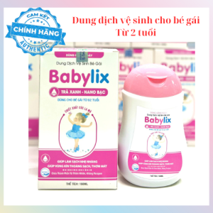Dung dịch vệ sinh cho bé gái từ 2 tuổi trở lên Babylix 160ml
