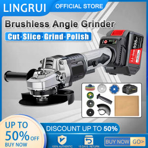 998VF Brushless Cordless Angle Grinder Heavy Duty Original Portable Rechargeable Lithium Batteries Cutting Polishing Sanding Tool Set With Accessories Set 1280W Cutting Machine Angle Grinder