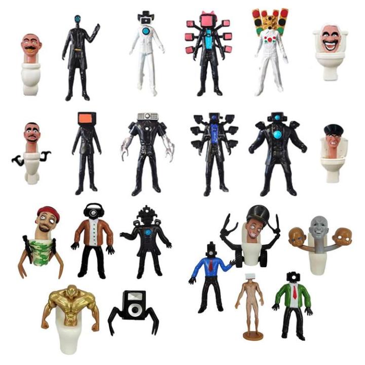 Skibi-Toilet Action Figure Skibidi Battle Action Figures Set Science ...