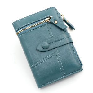 FIND Womens Short Wallet Multi-function Buckle Multi-card Purse Ladies Wallet