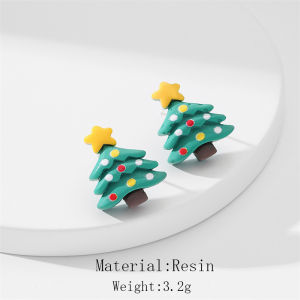 [READY] {Y} S925 Silver NeedlePrevention of Allergies Needle Christmas Style Cute Fashion Earrings