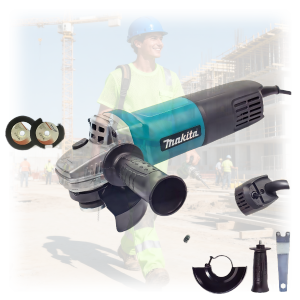 Original Makita Cordless Angle Grinder – 4 Inch Electric Grinder with Powerful Battery