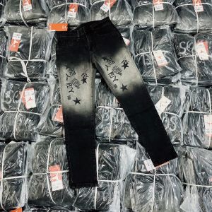 Quần jean nam cao cấp DV-FASHION phối loang in họa tiết siêu đẹp chất jean co dãn 4 chiều chuẩn from giá rẻ
