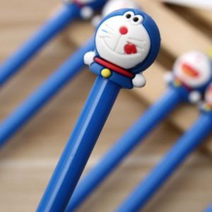 Bolpoin Karakter DORAEM0N / Pulpen Kartun DORA EMON / Pen Gel 038mm / Alat Tulis Karakter Anime Cat