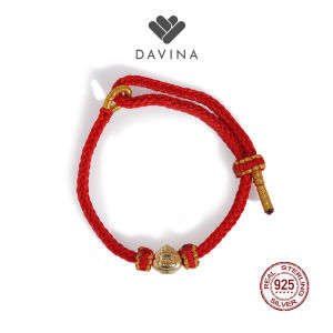 DAVINA Ladies Lucas Bracelet Gold Color Sterling Silver 925 - Gelang Wanita Perak S925 Naga
