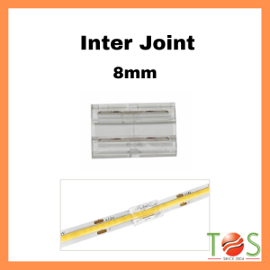 ETOS【READY STOCK】COB Led Strip SMD2835 Led Strip Light Wire Connector 2pin 8mm Led Strip Joint