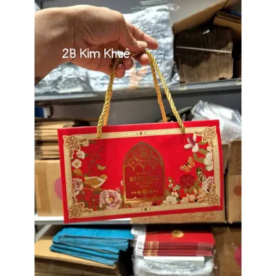 Vỏ Hộp Đựng 2 Bánh - 4 Bánh Trung Thu Biếu Tặng (Hộp không kèm bánh)