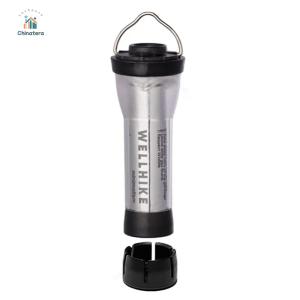 แคมป์ปิ้งความปลอดภัยแสง IPX4 กันน้ำ USB แบบชาร์จไฟได้แบบพกพาได้ด้วยแบตเตอรี่ความจุ 2600mAh 3 โหมด 3 โหมด