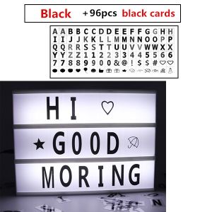 Led Lightbox Led Box Alphabet Light Message Box DIY Light Box Letters Cinematic LED Message Board