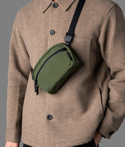 ALPAKA Flight Sling 1L - Crossbody Sling Bag For Men Travel with Quick Release Shoulder Strap and Magnetic Buckle
