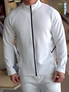 Plus Size Mens Jacket Sports Jersey Zip Up Long Sleeve T-shirts Quick Dry Gym Fitness Elasticity Coats Man Running Sweatshirts2026