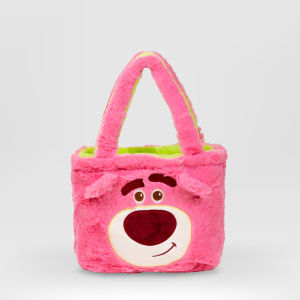 Tas Tangan Wanita Boneka LOTSO DISNEY Tas Bulu Lucu 2in1 Simple Korea Style Studio Bag