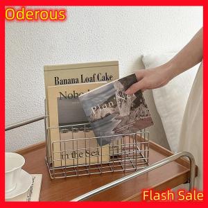 Oderous Ins Minimalist Iron Desktop Storage Rack Organizer Table Metal Organizing Rack