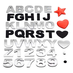 3D Metal Chrome Letters Car Trunk DIY Logo Numbers Sticker Alphabet Badge For MG MG3 MG5 MG6 ZS EV HS GS ZX RX5 Car Accessories