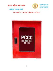 TỦ CHỮA CHÁY VÁCH TƯỜNG 20X40X60 CM