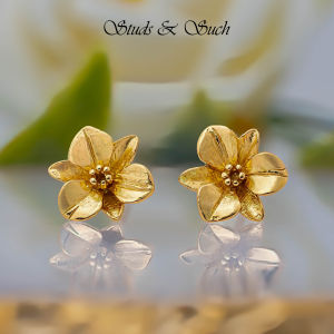 [Studs & Such] 925 Silver Sweet Jasmine Flower Stud Earrings