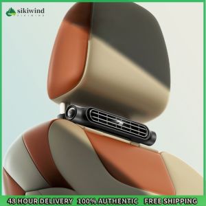 Sikiwind USB Portable Car Seat Fan 3 Speeds Adjustable Car Headrest Cooling Air Fan Rear Seat Ventilator Car Accessories