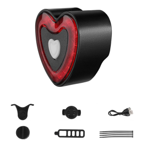 Remotes Control Bikes Tail Light Brake Sensors Rechargeable Cycling Safety Light for Night Cycling