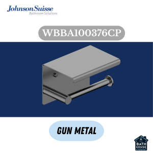 Johnson Suisse CESENA Toilet Roll Holder With Lid & Shelf WBBA100376CP