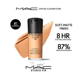 【Midmonth Offer】MAC Studio Fix Fluid SPF 15 30ml and Studio Fix Powder Foundation 15g Set (Worth $156) / skincare liquid foundation medium to full buildable coverage for normal and oily skin type – new best seller Tiktok trending soft matte finish makeup