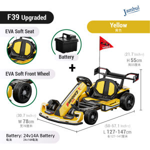 Kid Children Ride On 24V Electric Adjustable Drift Go Kart Vehicle Kenderaan Go Kart Drift 漂移卡丁车 F39