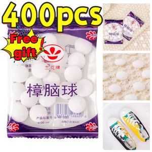 400pcs Wardrobe Odor Removal Insect-resistant Moth-proofing Natural Camphor Ball