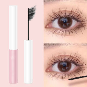 2 in 1 Waterproof Mascara 4D Silk Fiber Eyelash Lengthening Natural Eye Lashes Volume Extension Cosmetic Mascara