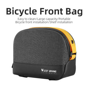 WEST BIKING 4 L Bicycle Front Bag 600D Polyester Stylish Simple Easy To Carry Bike Bag Handbag Bicycle Accessories