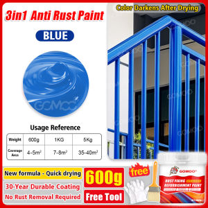 【German quality】Rust converter anti rust paint for metal 1000g Convert rust into a protective layer to prevent rust and mildew water-based metal Waterproof Metal Rust Conversion Agent metallic rust converter remover rust remover anti-rust primer
