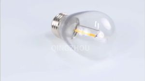 Shatterproof S14 Replacement Light Bulbs 1W E27 Retro Edison Bulbs 220V 3000K for Waterproof IP65 Outdoor String Lights
