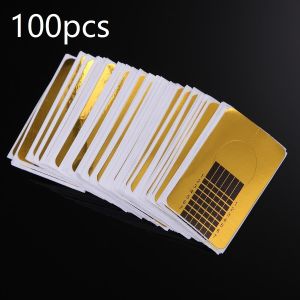 Acrylic Nail Forms Nail Art French Acrylic UV Gel Extension Builder Nail Gel Extension Tip Sticker 美甲指甲油胶延长胶光疗纸托甲模水晶延长