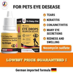 Gentamicin Eye drops for Dogs&Cats Eye Infection Treatment And Tear Stain Remover Pet eye drops