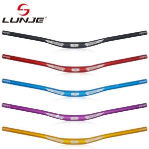 Aluminum LUNJE Alloy Bike Handlebar Mountain Bicycle Handlebar 31.8mmX720/ 780mm Handlebar Riser