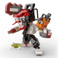 Mô hình Chainsaw Man - Mô hình lắp ghép Denji Pochita 239pcs - Nhân vật Denji hóa quỷ cưa máy Pochita Lego xếp hình 23cm. 