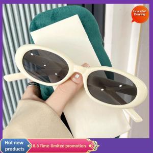 Graceful Fashion Trend Small Frame Oval Shape Sunglasses For Men Women Vintage Outdoor Leisure Sunglasses Street Photography Props