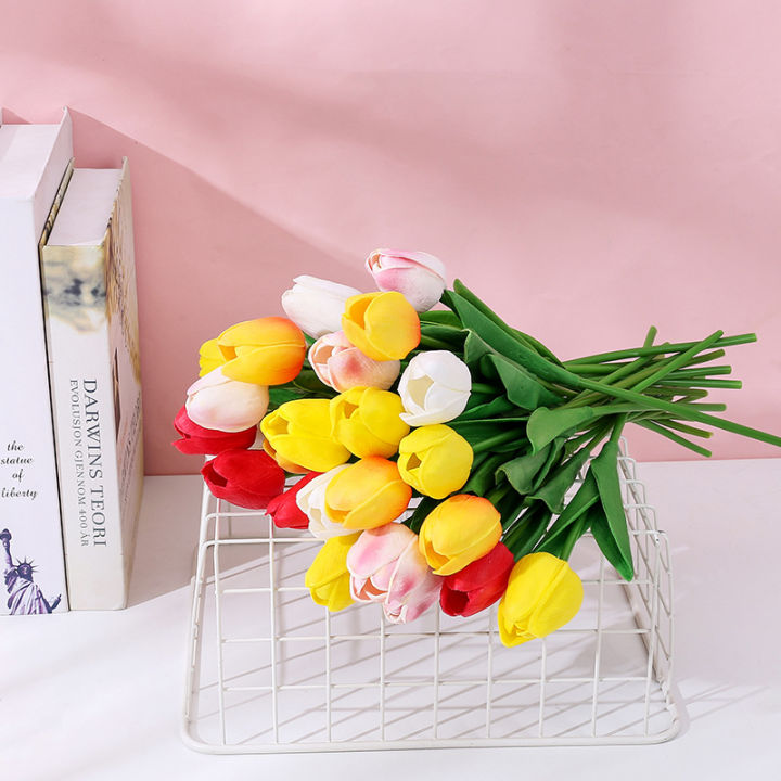 Plants Center พร้อมส่ง💥P007ดอกไม้ปลอม ดอกทิวลิปประดิษฐ์ ดอกไม้ประดิษฐ์ ...