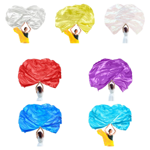 Color Guard Flag Praise Dance Flags Worship Flags with Scalable Rod for Dances Church Praise Dance Flags for Worship