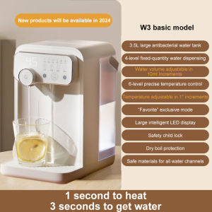 Xiaomi JMEY T2 Instant Hot Water Dispenser Instant Hot Water Dispenser Home Desktop Water Dispenser Mini Portable Tea Making Bar One-button Intelligent Speed Heating 4-stage Water Temperature Electric Kettle Y3 W3