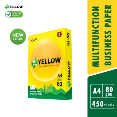 IK Yellow 450s 80gsm A4 paper 1 Ream (450 sheets/ream)