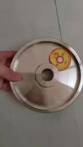 Hanson8 6"Inch 150mmx25mm Grinding Wheels Jewelry Polishing Machine Lapidary Grid Textured surface 9Y3K6