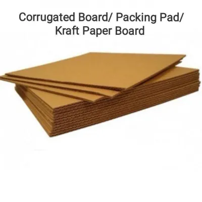 Corrugated Board 3mm / 5mm / 8mm Packing Carton Kraft Paper Kotak Lapik Layer 5pcs/pack