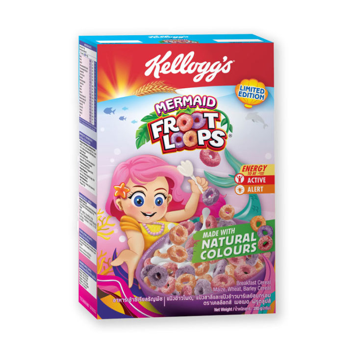 ราคาพิเศษ! เคลล็อกส์ เมอเมดฟรูตลูปส์ 285 กรัม Kellogg's Mermaid Froot ...